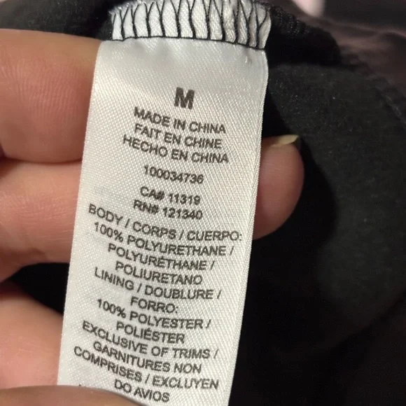 Dynamite Black Faux Leather Mini Dress side zipper #punk - Picture 9 of 12